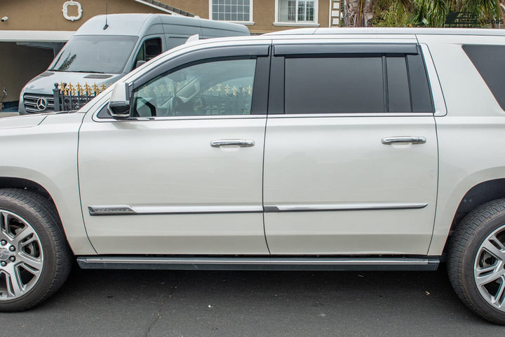 2015-20 Cadillac Escalade ESV Window Visors Wind Deflectors Rain Guards Tape-On EOS Visors 