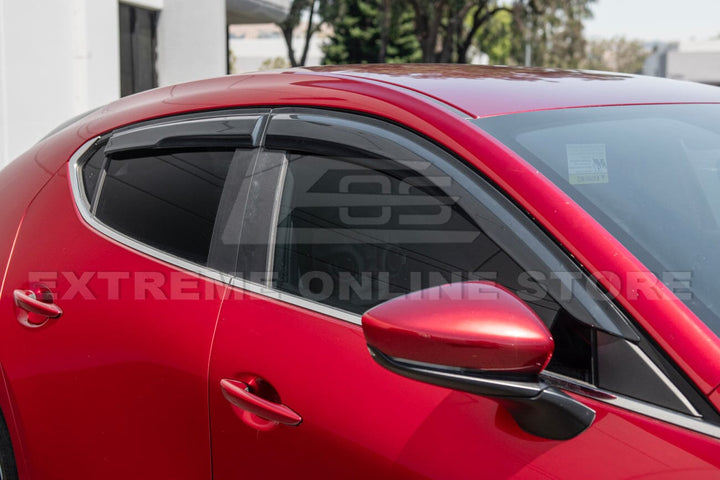 2019-Present Mazda 3 Window Visors Wind Deflectors Rain Guards Tape-On EOS Visors 