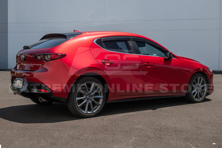 2019-Present Mazda 3 Window Visors Wind Deflectors Rain Guards Tape-On EOS Visors 