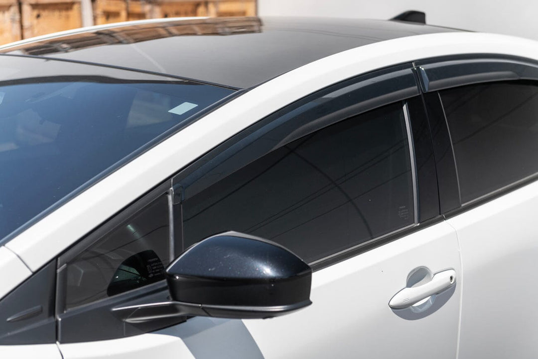 2023-Up Toyota Prius Window Visors Wind Deflectors Rain Guards Tape-On EOS Visors 