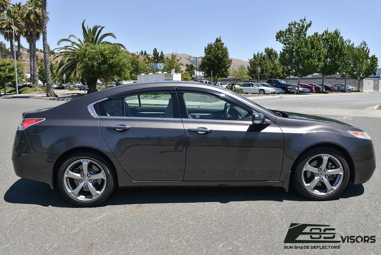 2009-14 Acura TL Window Visors Wind Deflectors Rain Guards Wind