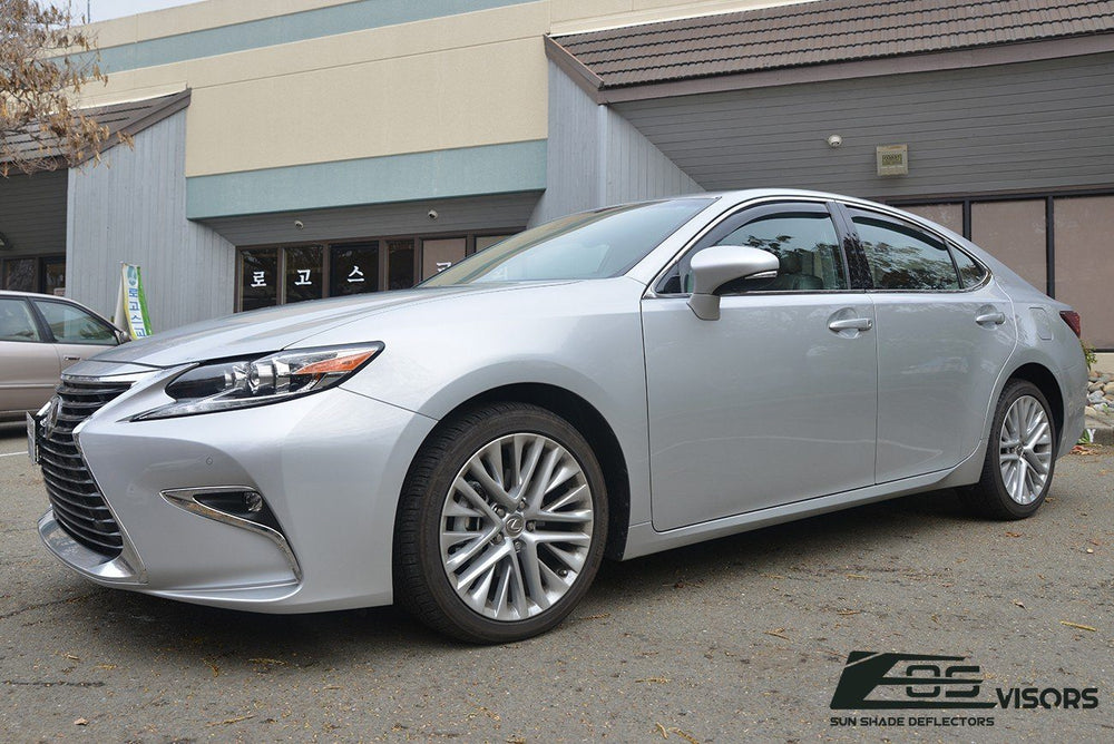 2013-18 Lexus ES Window Visors Wind Deflectors Rain Guards Vents In-Channel EOS Visors 