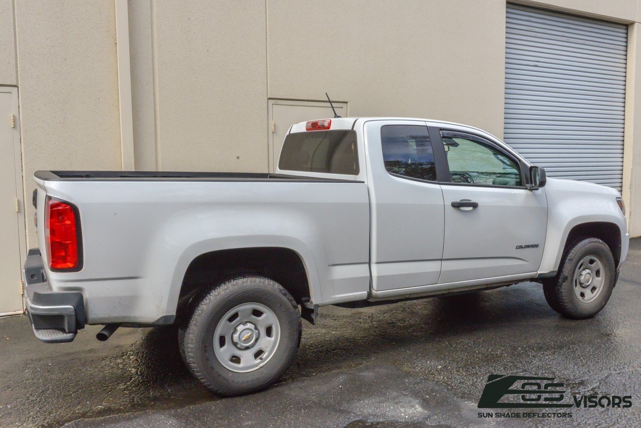 2015-21 Chevrolet Colorado Extended Cab Window Visors Wind