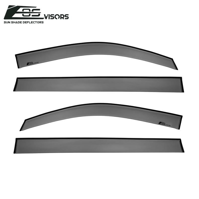 2015-Up GMC Yukon XL Window Visors Wind Deflectors Rain Guards Tape-On EOS Visors 